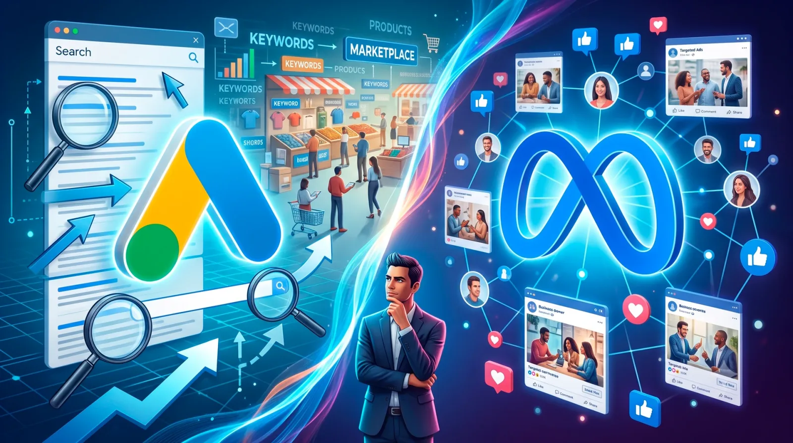 Google Ads vs Meta Ads: cuál conviene a tu negocio