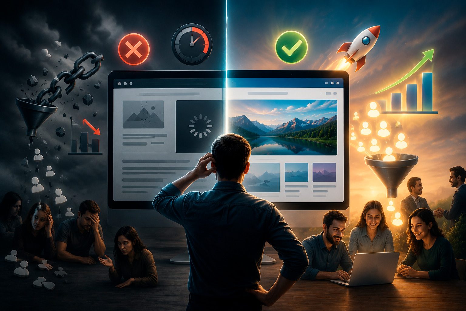 Por qué mi página web no genera clientes: causas y soluciones