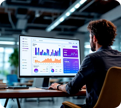 dashboard de control y resultados estrategia